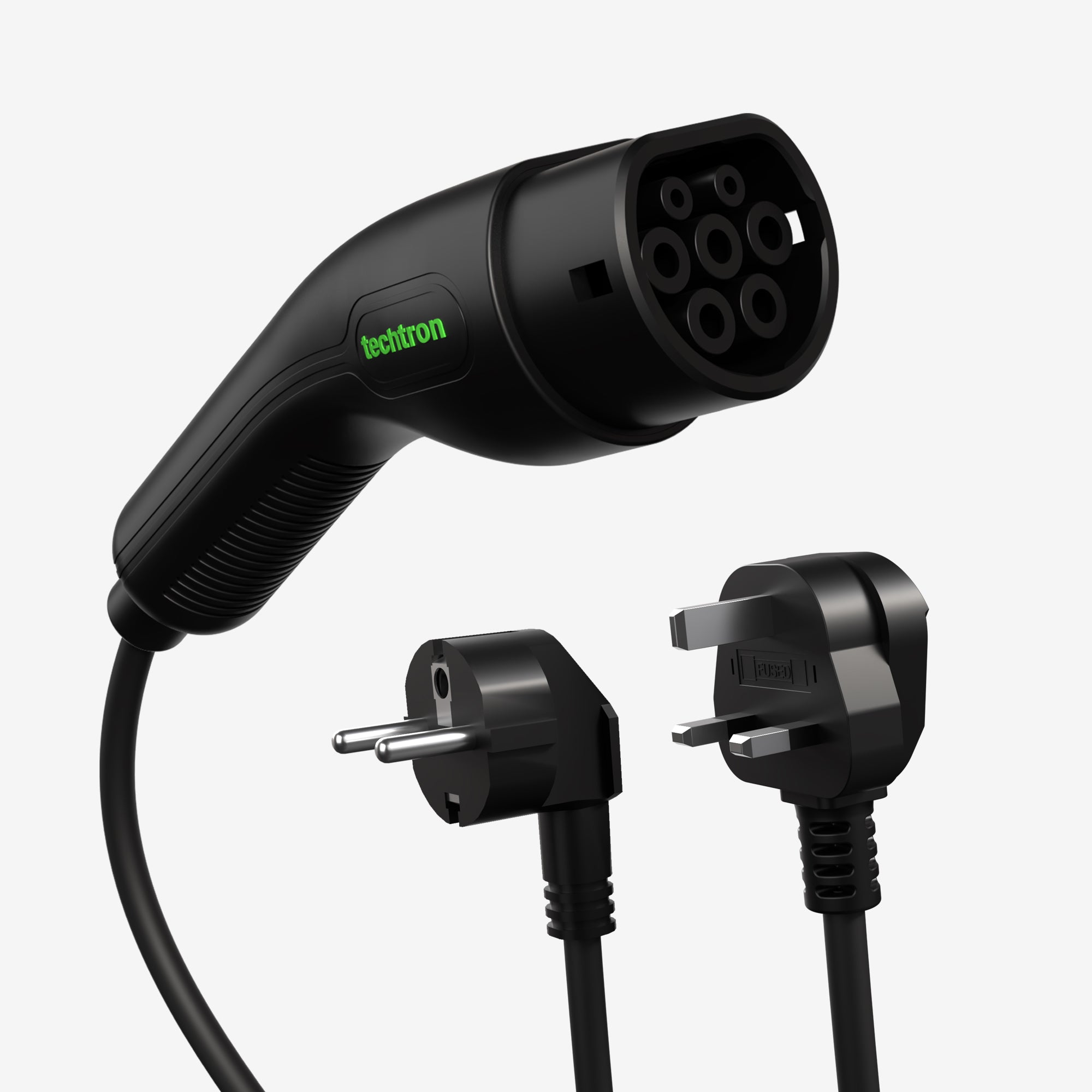 techtron EVP3/3+ Bluetooth + Wi-Fi (3.6 kW, Level 1, Type 2) Portable ev-Charger techtron