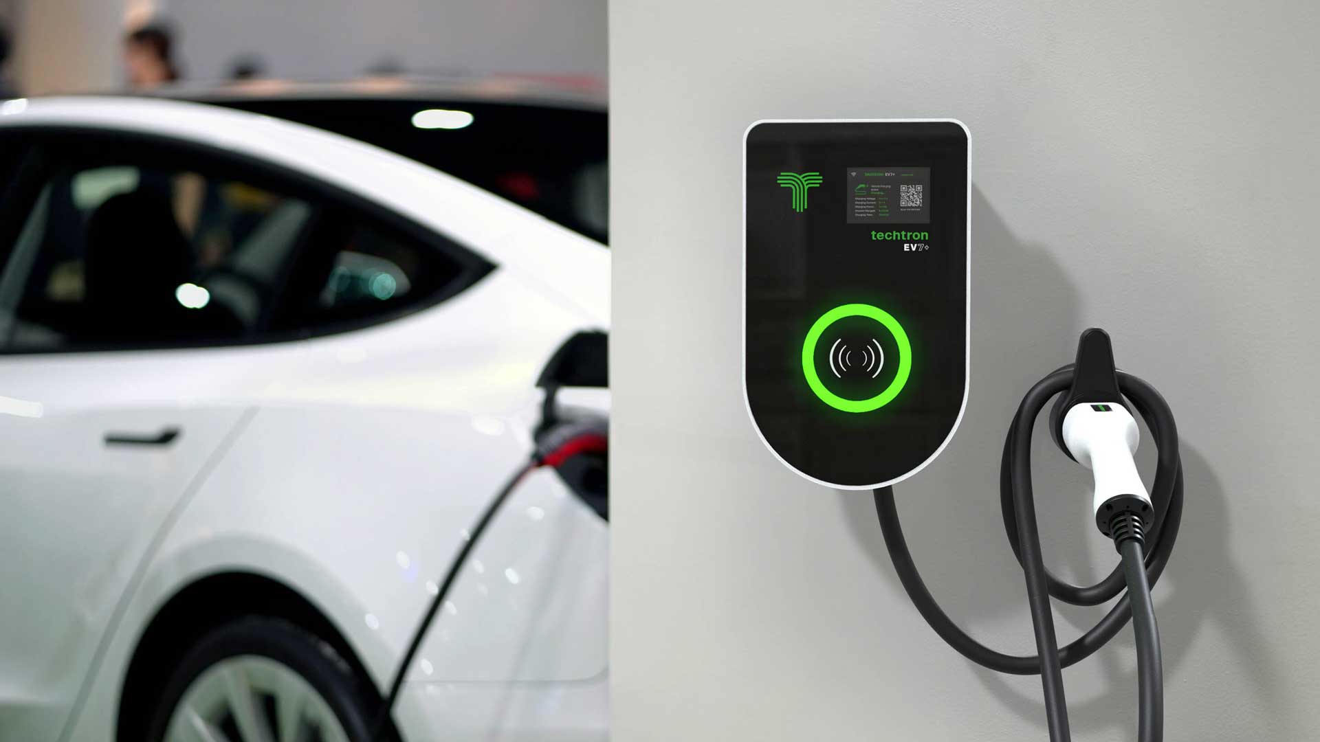 Discover techtron EV7+ Smart EV Charger: Fast, Safe & Stylish Home Charging