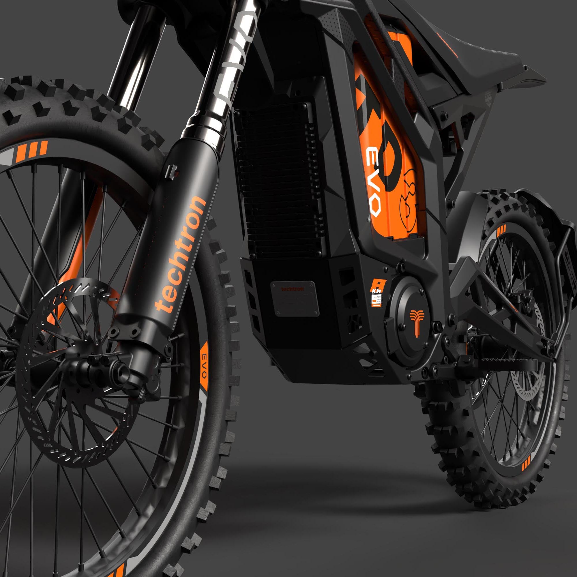 techtron TD3 EVO - 8 kW (72V 40Ah) e-Dirt Bike techtron